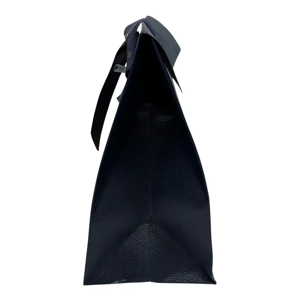LOUIS VUITTON 2024 Holiday Empty Gift Bag Joyeuses Fetes Ribbon Navy
